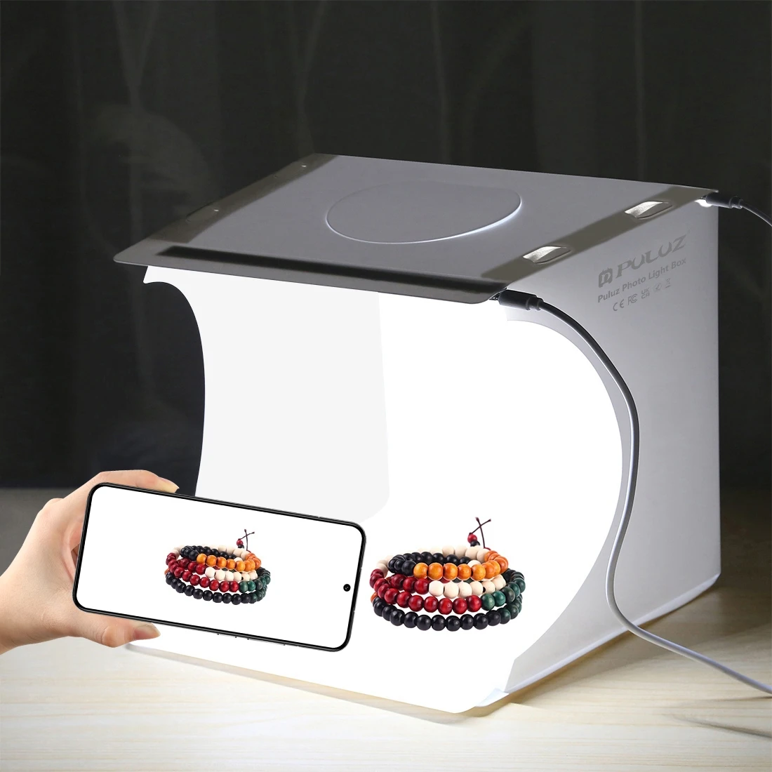 Photography Lighting Case - PULUZ 20cm 미니 2 LED 패널