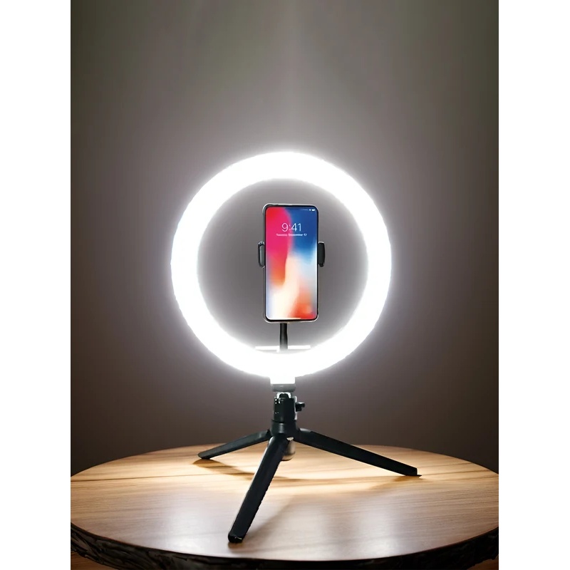 Photography Lighting Professional - 디시온탈 26cm 링 라이트(삼각대 포함), 사진