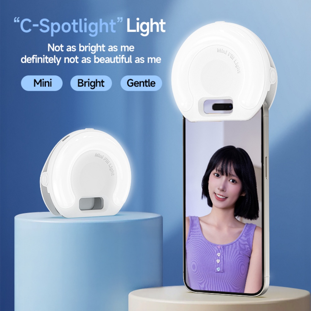Photography Lighting Professional - D7 휴대용 마카롱 컬러 휴대폰 조명