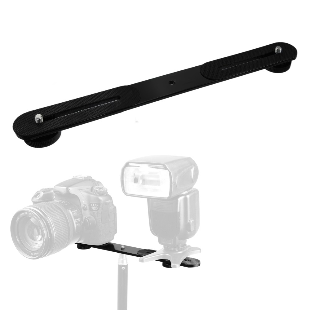 듀얼 플래시 브래킷 1/4'' 나사형 핫슈 마운트 홀더 - Photography Lighting Professional 리뷰 및 가격