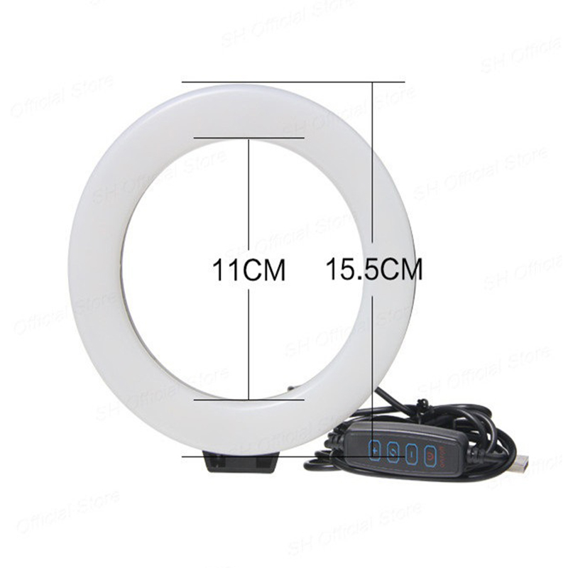 삼각대가있는 6 인치 링 라이트 Led 밝은 링 램프  - Photography Lighting With Umbrella 리뷰 및 가격