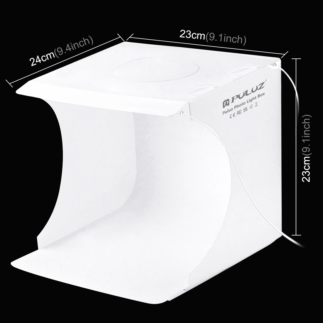 PULUZ 20cm 미니 2 LED 패널 접이식 휴대용 - Photography Lighting Case 리뷰 및 가격