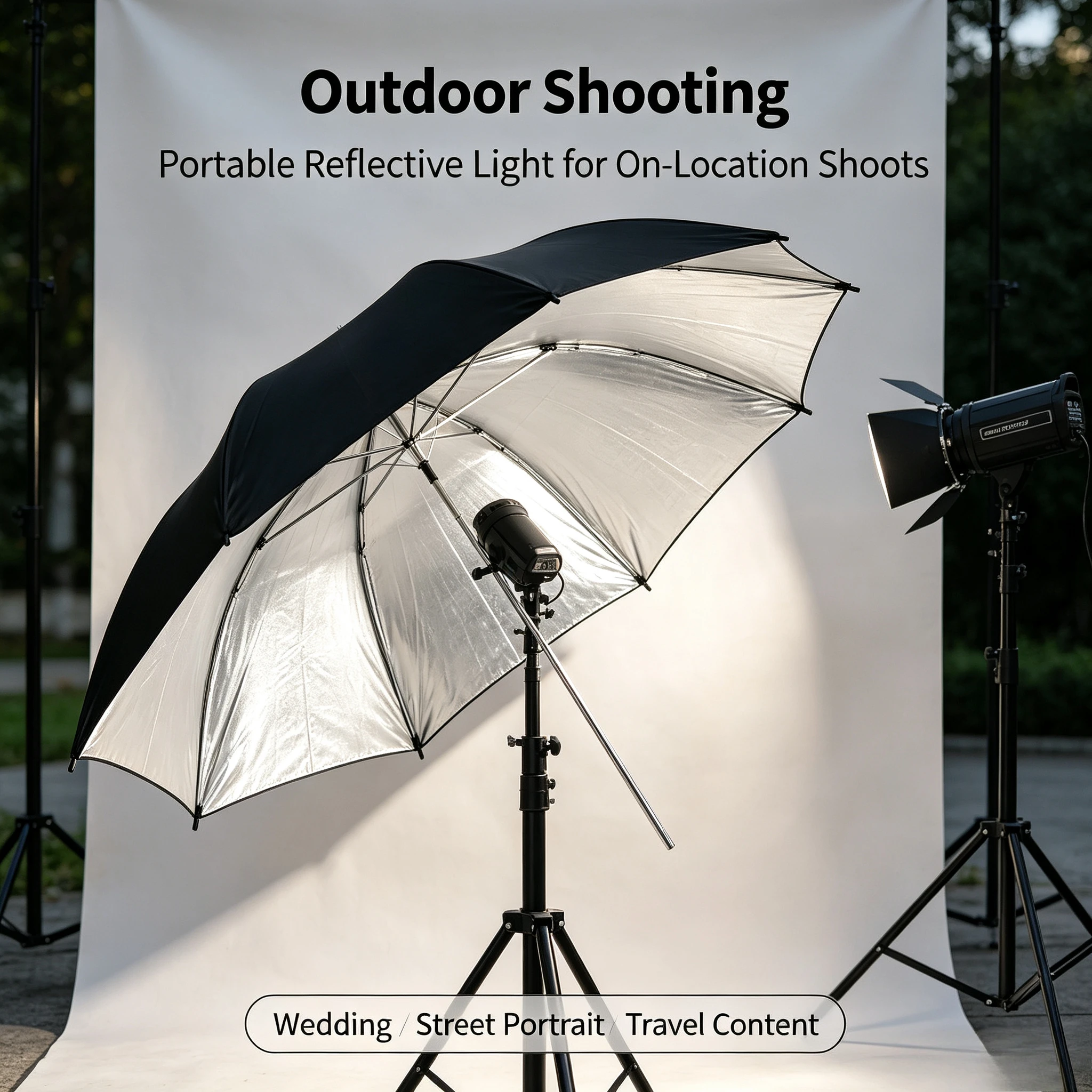 2026 블랙 내구성 강한 33인치 반사 우산 83CM - Photography Lighting With Umbrella 리뷰 및 가격