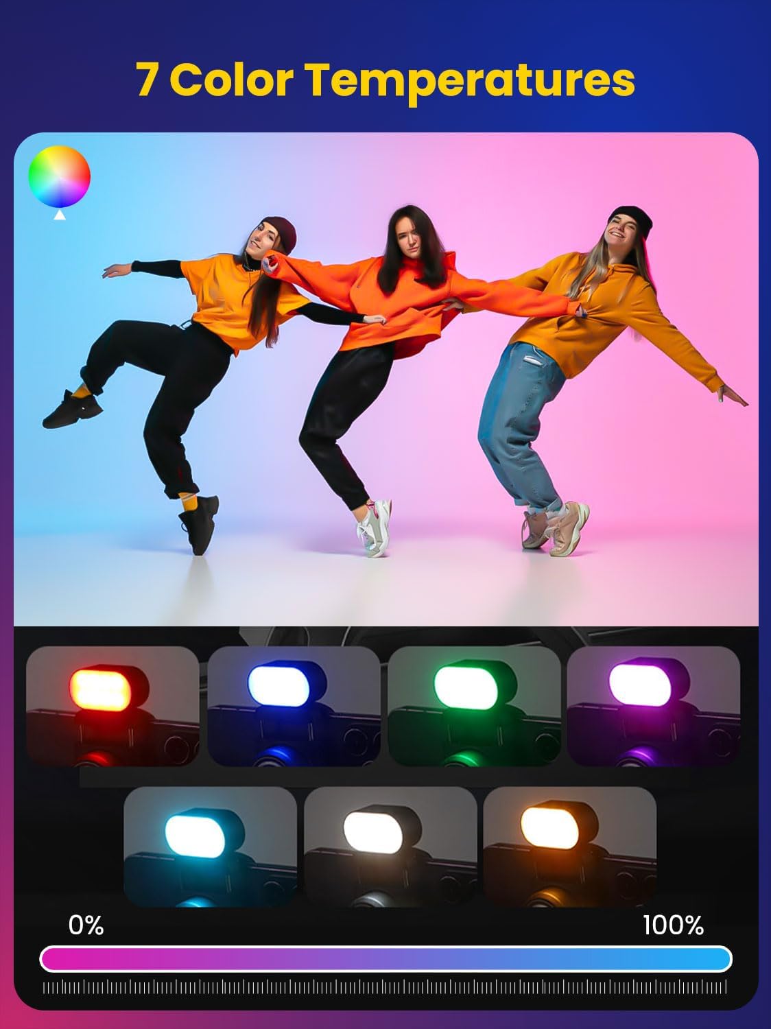 아오촨 미니 RGB 마그네틱 필 라이트 3단계 밝기 조 - Photography Lighting Professional 리뷰 및 가격