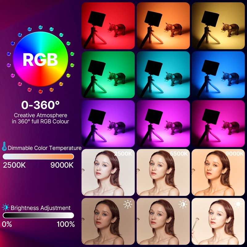 Ulanzi LT002 7 인치 포켓 LED 비디오 라 - Torjim Rgb Photography Video Lighting 리뷰 및 가격