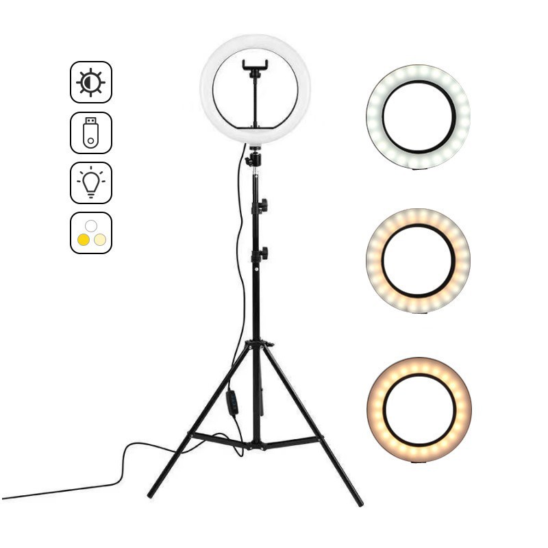 16cm/26cm/30cm LED Selfie 링 조명 - Photography Lighting With Umbrella 리뷰 및 가격