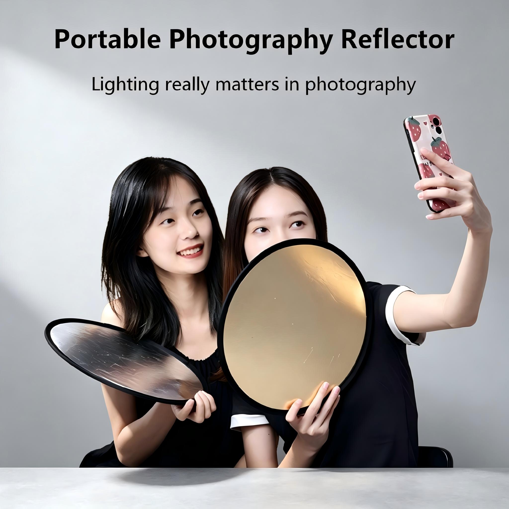 30, 60cm 원형 양면 실버 화이트 반사판 접이식  - Photography Lighting Bag 리뷰 및 가격