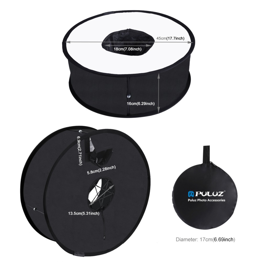 45cm 링 소프트박스 스피드라이트 원형 플래시 라이트 - Photography Lighting Case 리뷰 및 가격