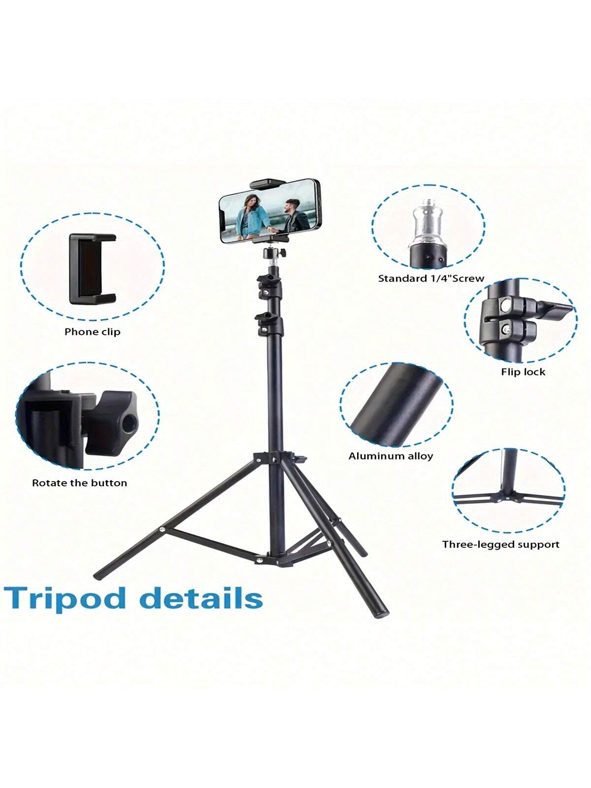 플로어 스탠딩 삼각대, 모바일 비디오 라이브 방송 필  - Photography Mobile Lighting 리뷰 및 가격