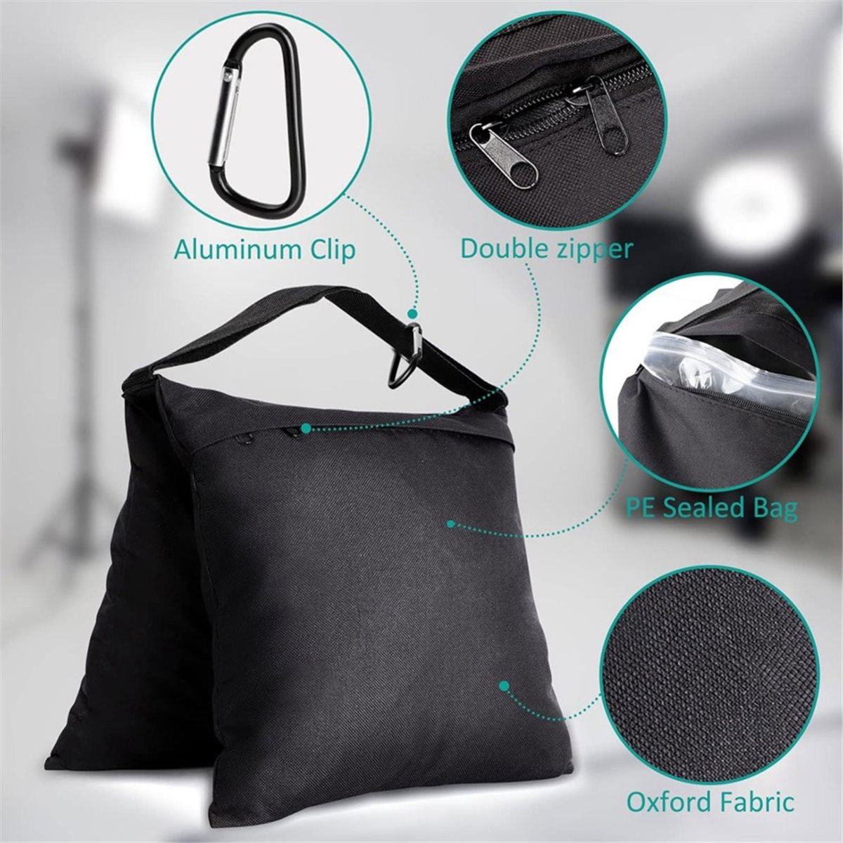 DT75BG 8팩 샌드백 가벼운 스탠드 사진 촬영 비디 - Photography Lighting Weight Bags 리뷰 및 가격