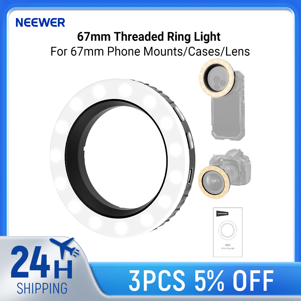 NEEWER 베이직스 67mm 나사식 링 라이트 (67 - Photography Lighting Case 리뷰 및 가격