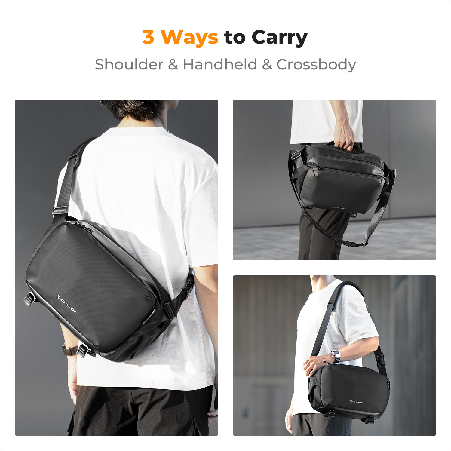 K&F CONCEPT 12L/10L 카메라 슬링백 방수 - Photography Lighting Bag 리뷰 및 가격