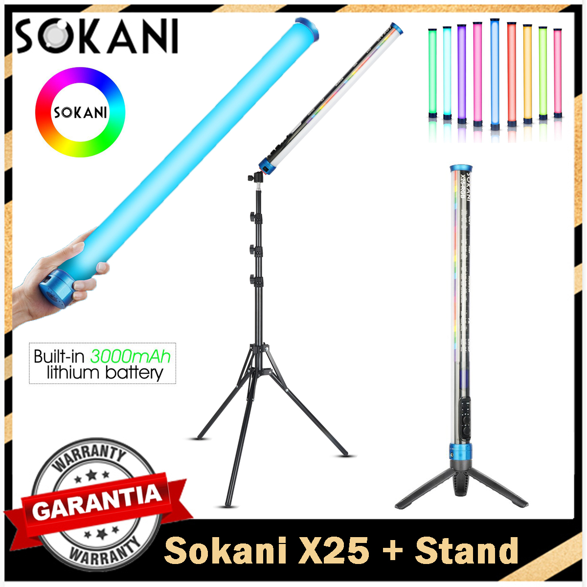 Sokani X25 RGB LED 비디오 라이트 핸드헬 - Torjim Rgb Photography Video Lighting 리뷰 및 가격