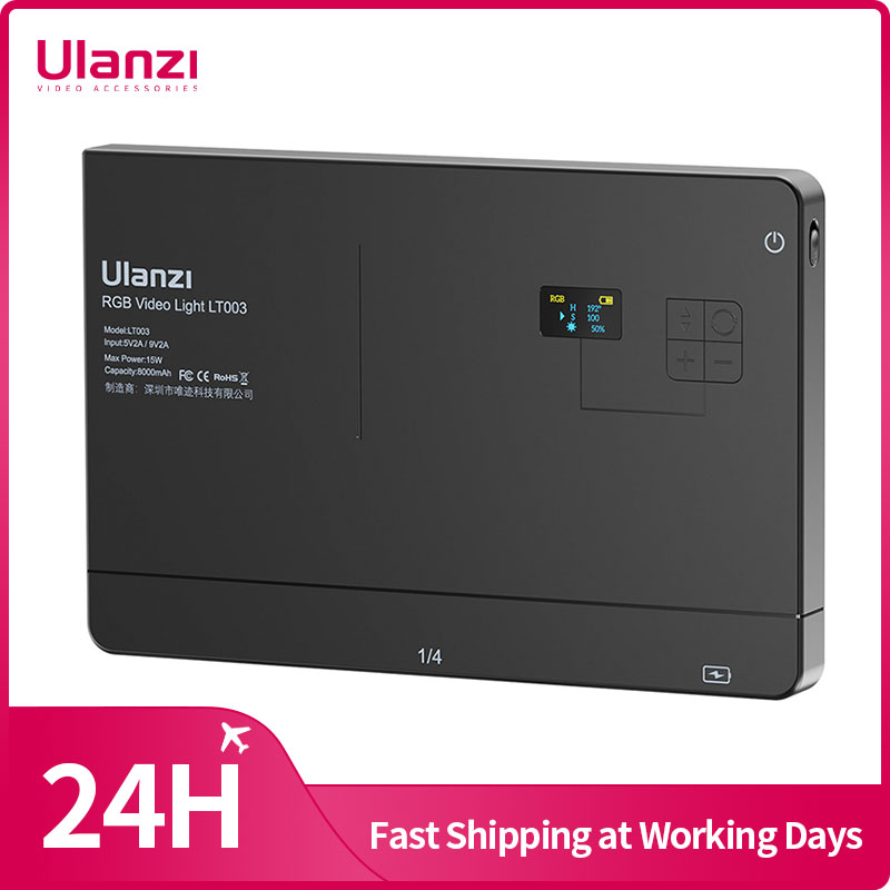 Ulanzi LT003 15W RGB 비디오 라이트 풀 - Torjim Rgb Photography Video Lighting 리뷰 및 가격
