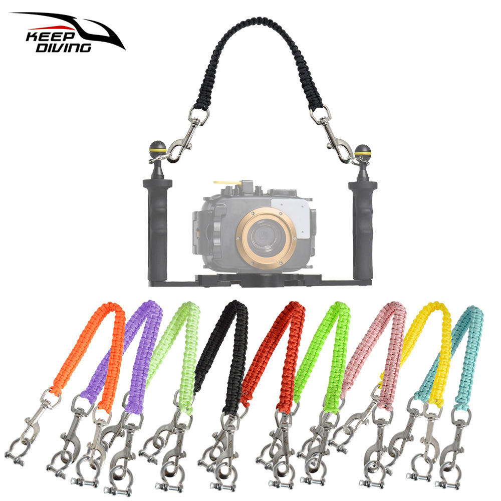 1Pcs 다이빙 카메라 트레이 핸들 로프 끈 스트랩 짠 - Photography Lighting Case 리뷰 및 가격