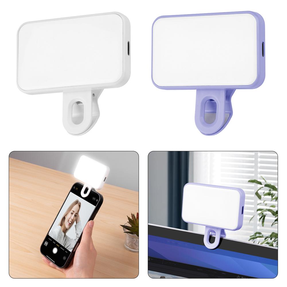 셀카 LED 컬러 클립 필 라이트 GZ888 라이브 셀 - Photography Mobile Lighting 리뷰 및 가격