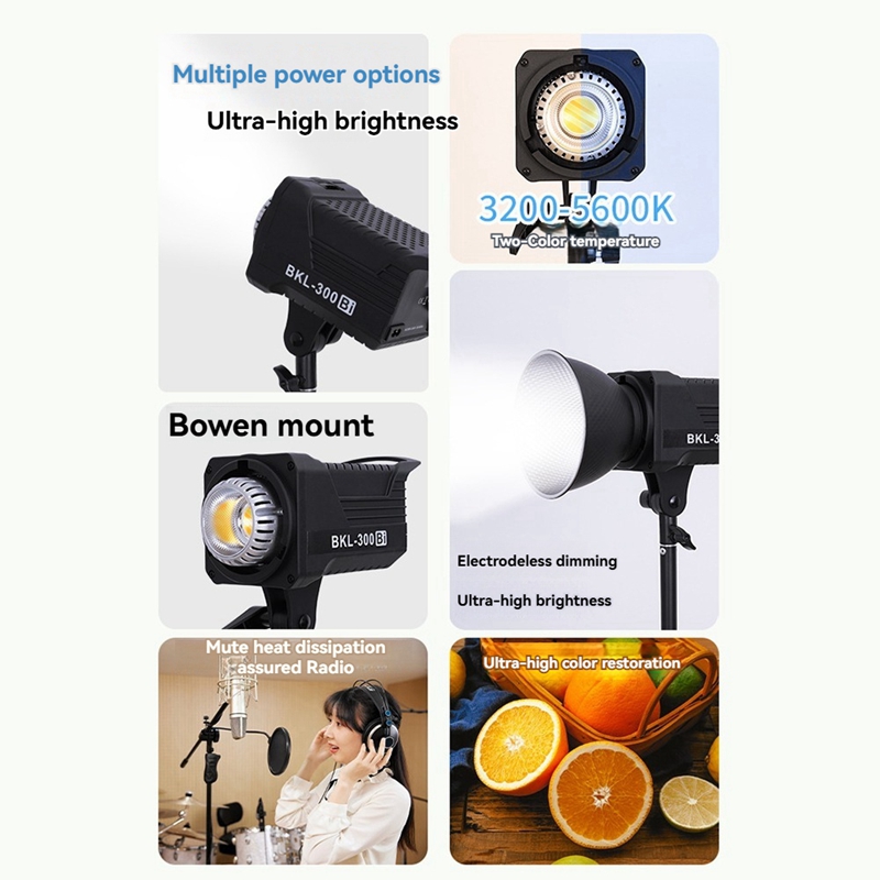 300W Bi LED 비디오 조명, 인물 사진 및 야외 - Photography Lighting Professional 리뷰 및 가격