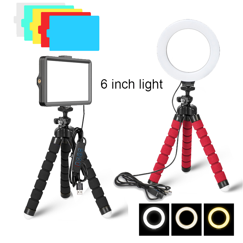 LED 셀카 링 라이트 사진 촬영 조명, 휴대폰 셀프  - Photography Mobile Lighting 리뷰 및 가격